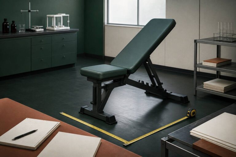 Banc de musculation : charge max, encombrement, prix relevé